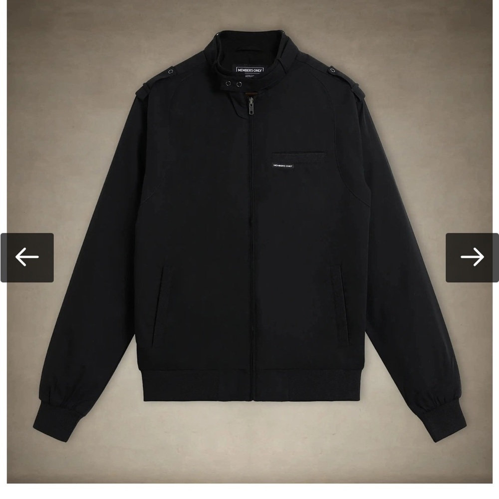 Members Only Classic Iconic Racer Jacket